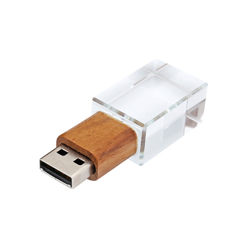 Szybki drewniany kryształ 2 w 1 pamięć flash USB 3.0 Pendrive 8GB 16GB 32GB 64GB
