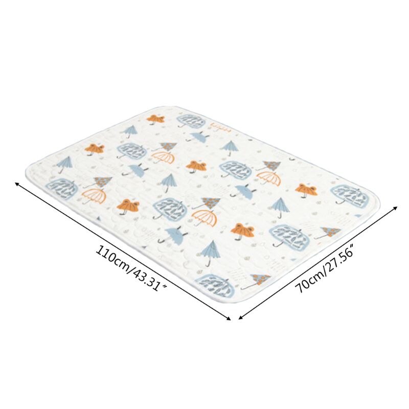 Baby Changing Mat Portable Waterproof Mattress Reusable Changing Diaper Station 95AE