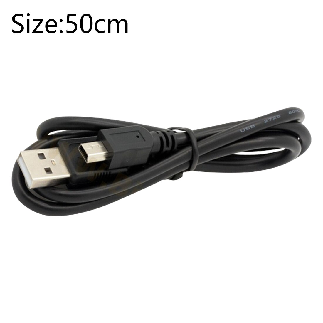 Marsnaska 50cm telefon adapter mini usb 2.0 a han til mini 5 pin b lade data kabel adapter til  mp3 mp4 spiller digitalkamera