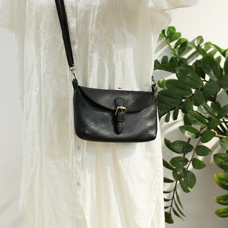 Koreaanse Versie Van Gangfeng Zachte Lederen Schoudertas