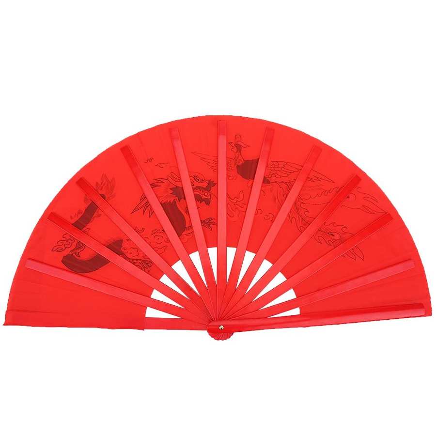 Chinese Fan Made Of Fabric Dance Fan Sturdy Deluxe – Grandado