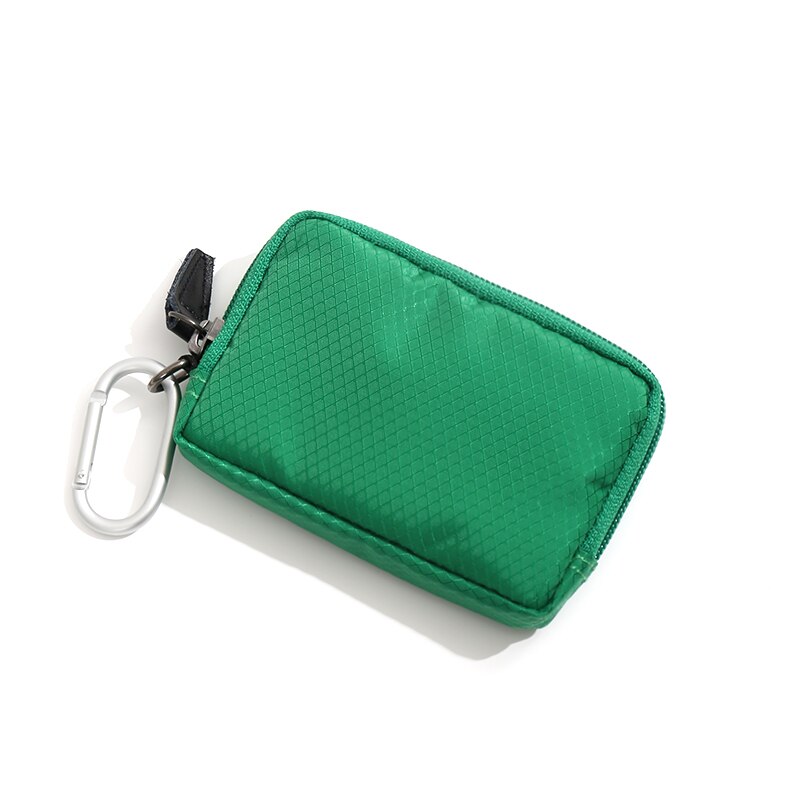 Japanese Style Casual Coin Purse Waterproof Nylon Cloth Wallet Purse Multi Pocket Card Wallet Credit Card Holder Clutch
