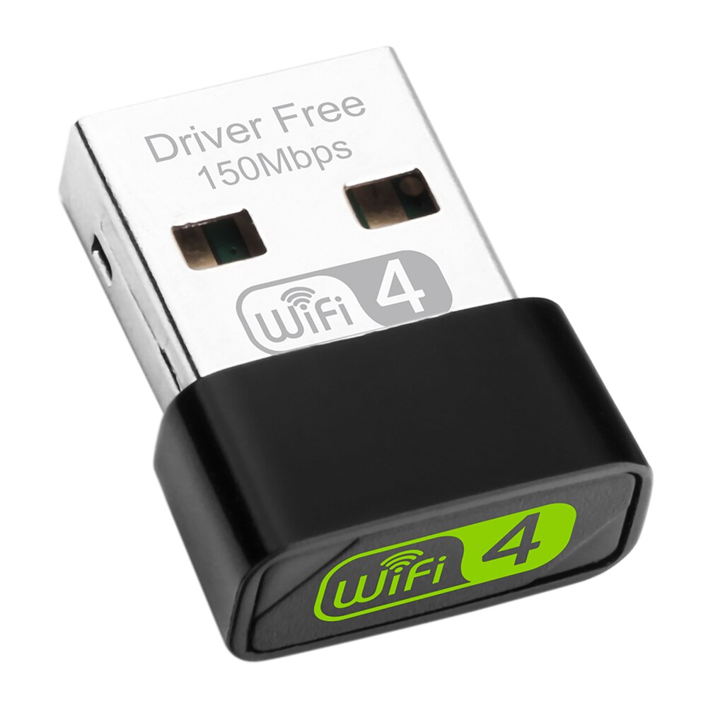 2.4Ghz 150Mbps Usb Wifi Adapter Gratis Driver Usb Draadloze Wifi Ontvanger Dongle Mini Netwerkkaart Voor Pc Laptop computer Windows