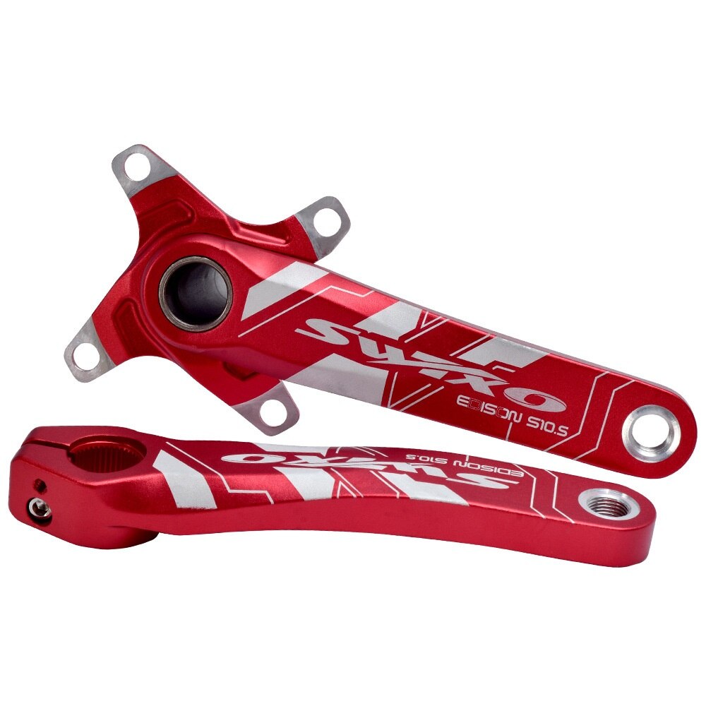 Fiets crankstel 170mm 104 bcd mtb fiets crank smal breed kettingblad 32/34/36/38t met trapas fiets crank tandwiel onderdelen