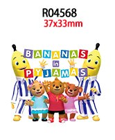 30 stk/lot banan i pyjamas planharpiks for hårbowas og tilbehør  r04549 r0455 r0456: R04568