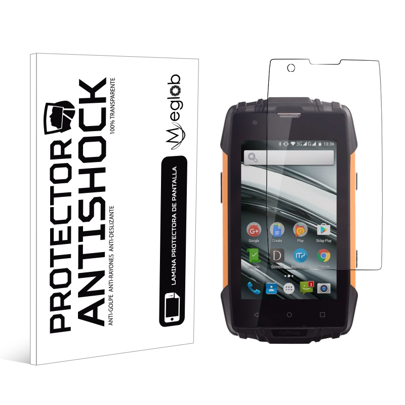 Screen Protector Anti-Shock Anti-Kras Anti-Shatter Compatibel Met Myphone Hamer Ijzer 2