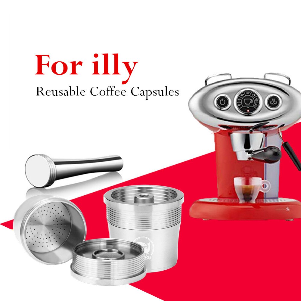 Edelstahl wiederverwendbar Kaffee Kapseln RECAFIMIL Nachfüllbare Filter Tasse Hülsen Für ILLY Y 3,2 Mahine