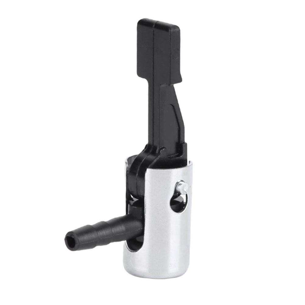 Boquilla de compresor de aire, válvula de inflado de neumáticos de plástico/Metal, mandril de aire de neumático de inflado rápido, 6mm para manguera de aire de automóvil de vehículo de 5-6mm: Blanco