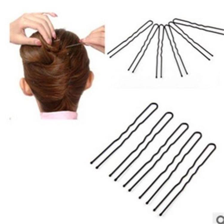 30 kpl 6cm hiukset heiluttivat u-muotoinen hiussolki hiussolki naisille snap barrette stick hiusneula kampaus tarvikkeet