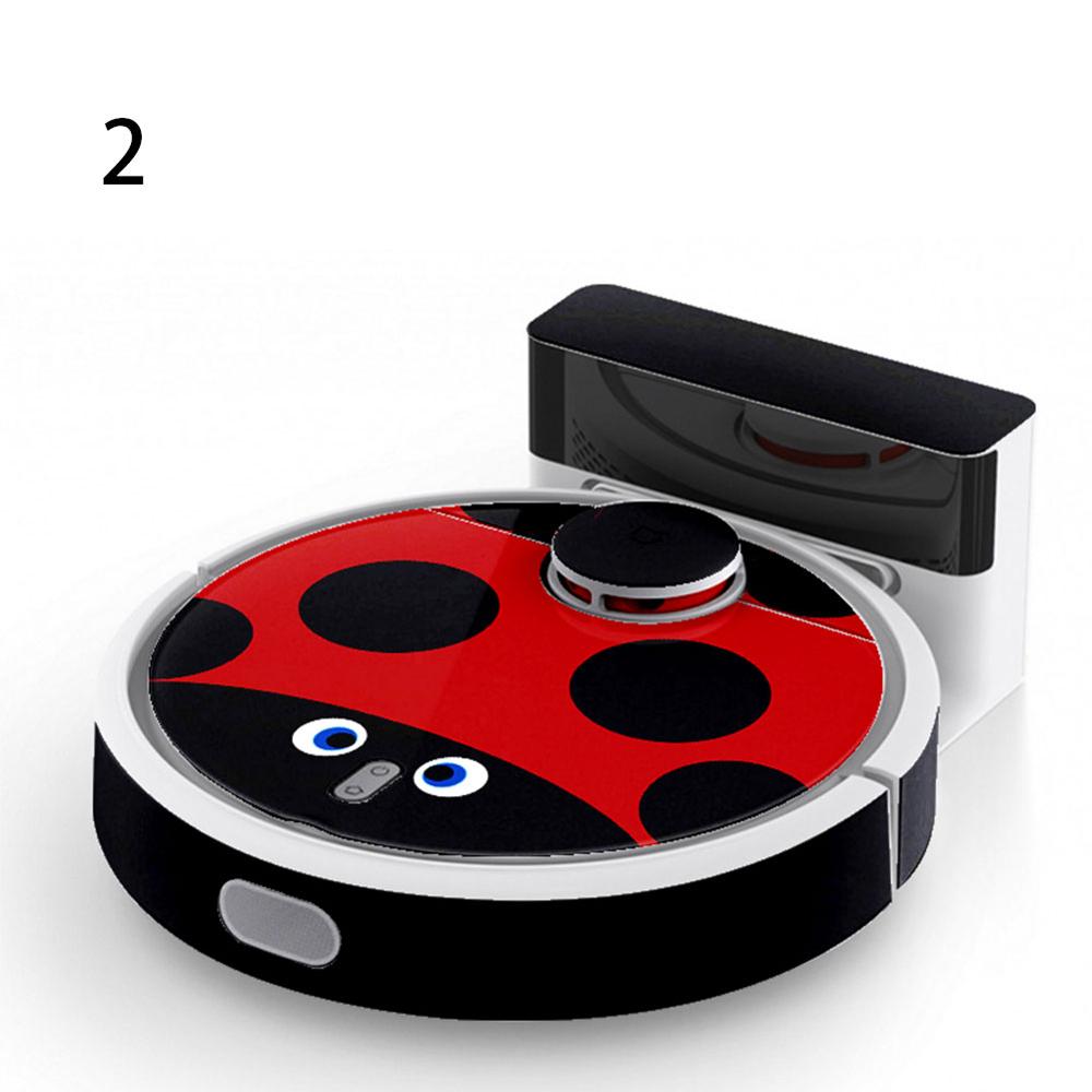 8 stile schick Nette Karikatur Schutz Aufkleber für Xiaomi Mi Roboter Staubsauger Staubdicht Aufkleber Verschönerung Zubehör: Marienkäfer