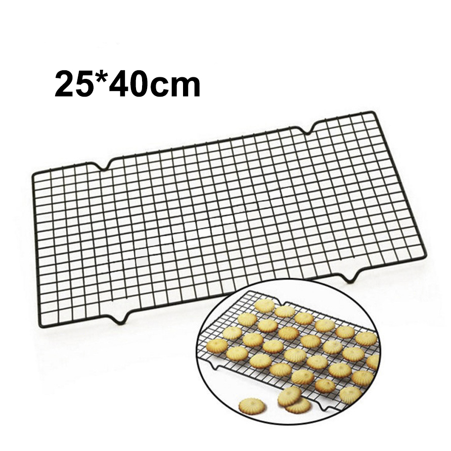 Nonstick Metall Kuchen Kühlung Gestell Netto Kekse Kekse Brot Muffins Trocknen Stand Kühler Halfter Küche Backen Werkzeuge YJN