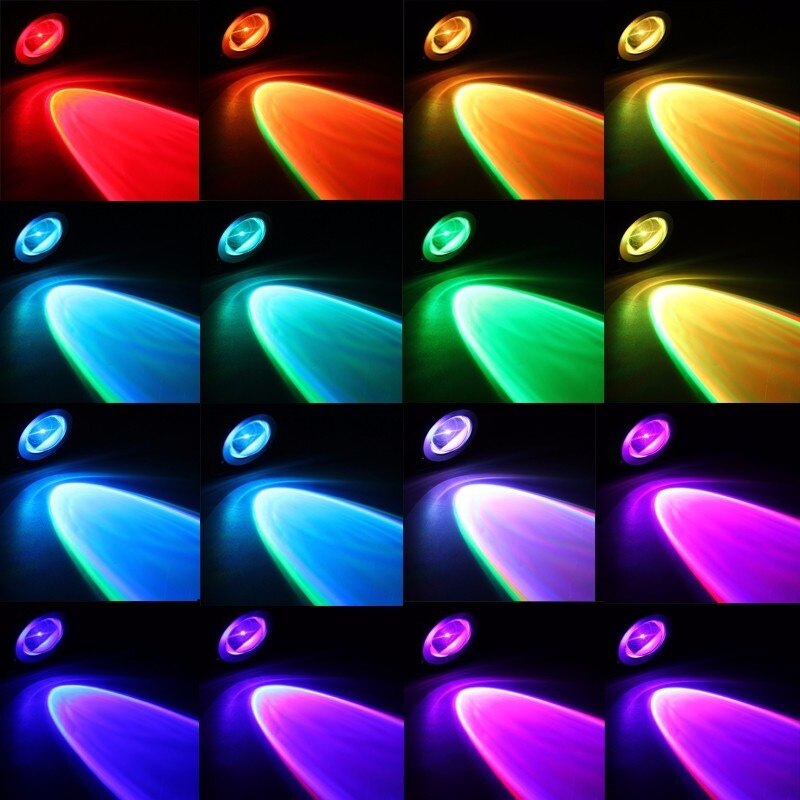 1Pc Onderwater Meerdere Kleur Rgb Led Licht Outdoor Fonteinen Vijver Zwembad Spotlight