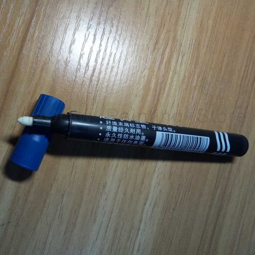 1 stk highlighter pen med usynlig blæk markør tyk rund spids uv pen skole papirvarer farveløse kuglepenne office markeerstiften