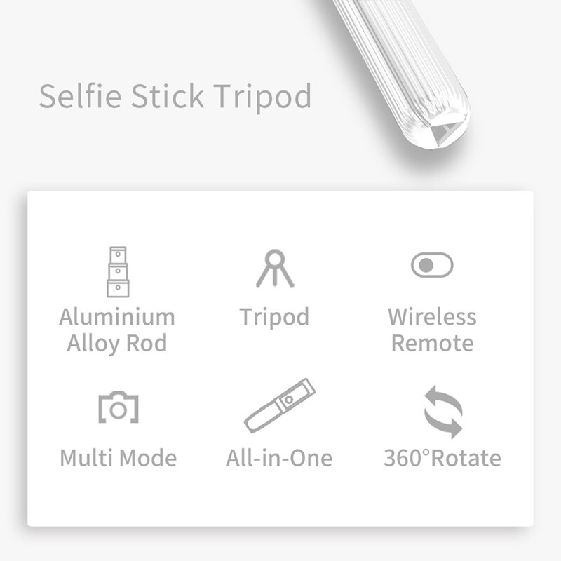 L03 bluetooth selfie vara liga de alumínio tripé telescópico sem fio bluetooth controle remoto suporte do telefone móvel