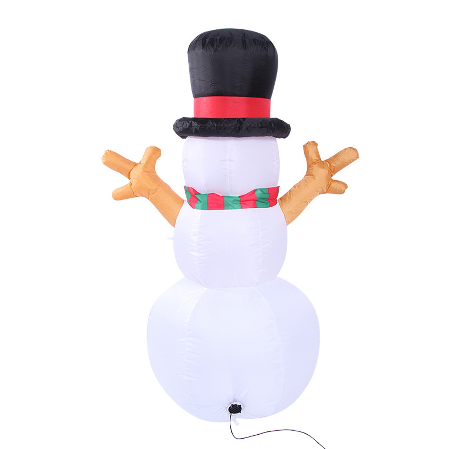 1.6M Hoogte Kerst Opblaasbare Kerstman Sneeuwpop Met Verlichting Voor Indoor Outdoor Xmas Nieuwjaar Festival Decoraties Ons Pl