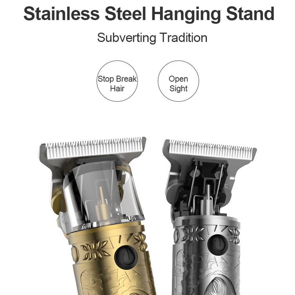 Hair Clipper Electric hair trimmer for men Cordless Shaver Trimmer 1mm Barber Hair Cutting Machine beard trimmer beard clipper