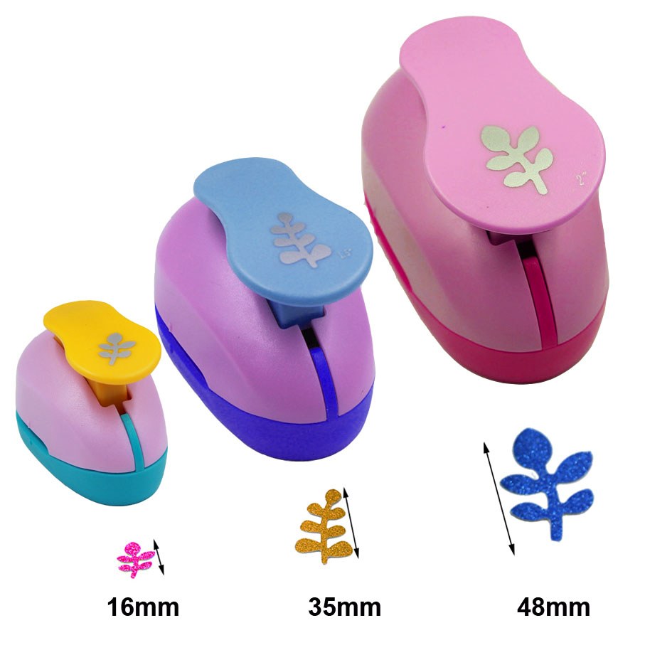 Poinçons en papier pour scrapbooking, 2 pouces (4.8cm) 1 pouce (2.5cm) 5/8 pouces (1.6cm) de feuille de poinçon artisanal fabricant de mousse eva: 16mm35mm48mm