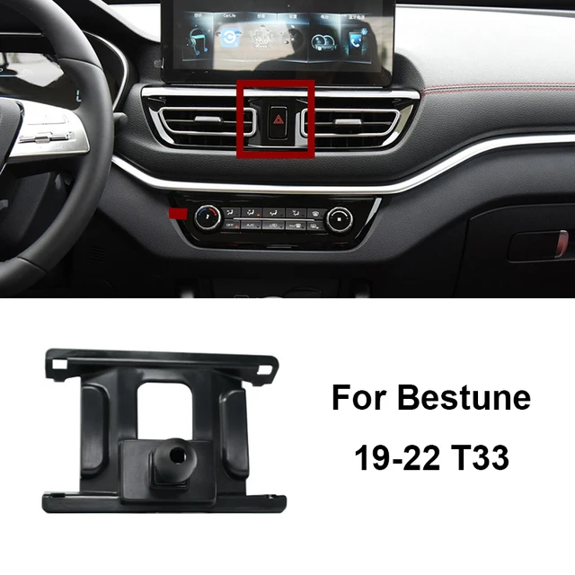 Auto Mobiele Telefoon Houder Voor Bestune B30 B50 B70 S X40 T33 T55 T77 T99 Speciale Ontluchter Mount Bracket Mobiele telefoon Houder Base: YELLOW