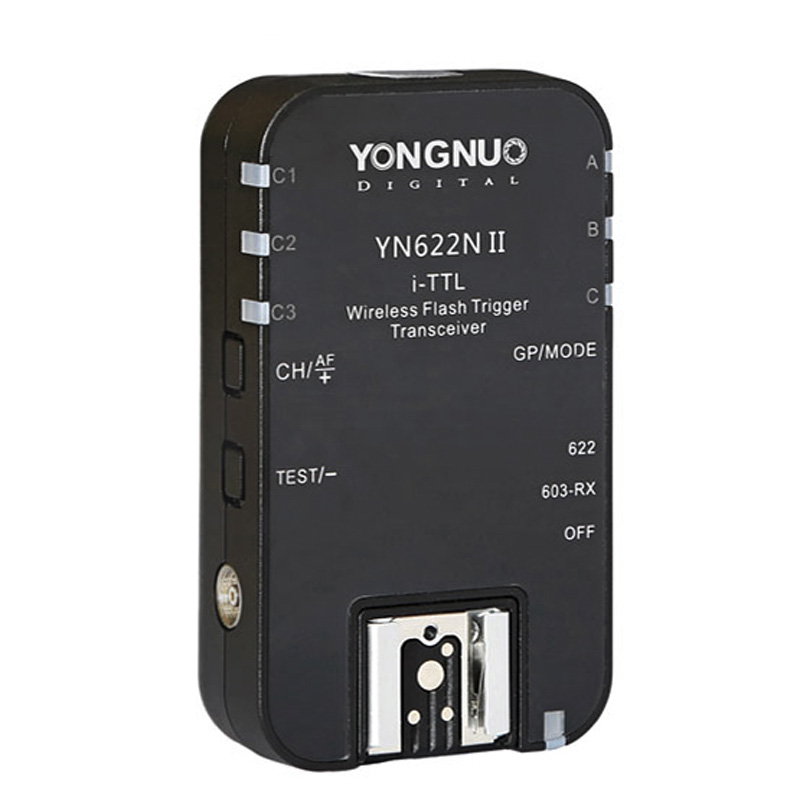 1 stk yongnuo ttl sender/mottaker i-ttl 2.4g trådløs blitsutløser  yn622n ii hss 1/8000 til nikon dslr kamera speedlite  sb910 sb900: misligholde tittel
