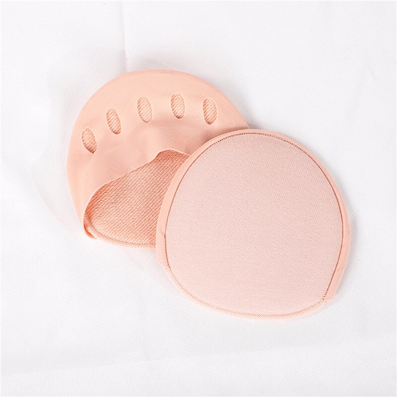 1 Pair Women Forefoot Pads Five Toes High Heels Half Insoles Invisible Foot Pain Care Absorbs Shock Socks Toe Pad Inserts