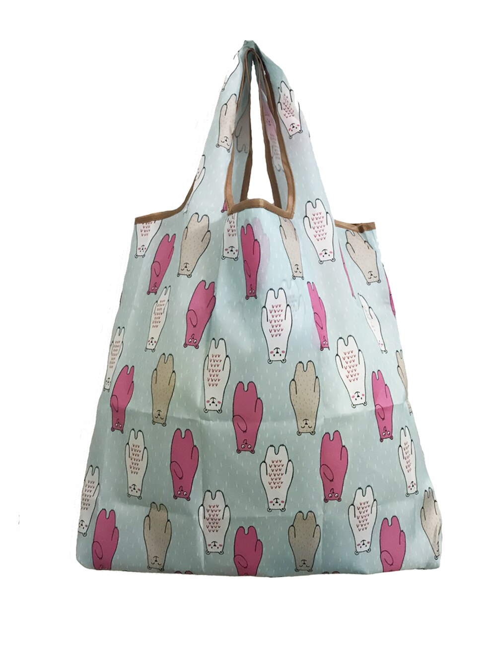 Mode Waterdichte Opvouwbare Handige Boodschappentas Herbruikbare Tote Pouch Opslag Handtassen: 2 / M