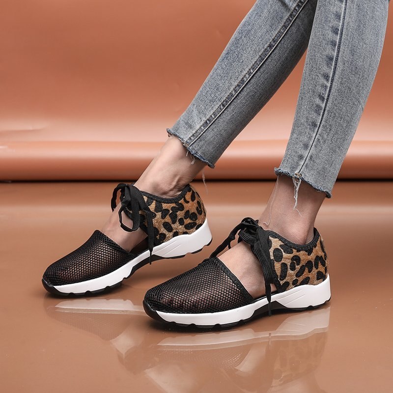 Vrouwen Casual Sandalen Mesh Stof Ademend Tas Wortel Riem Vrouwen Sandalen Vrouwen Sport Schoenen