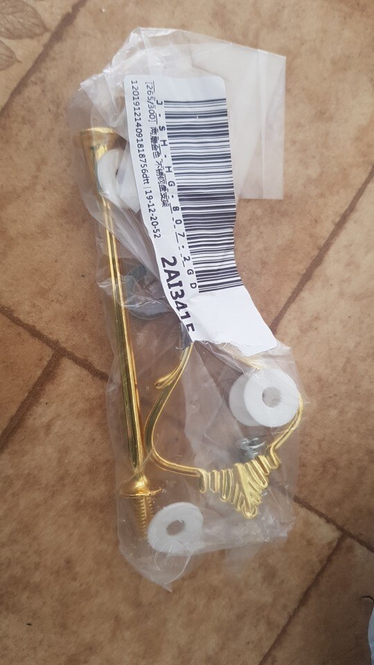 2/3 Layers Crown Cake Plate Stand Desserts Pastry Rack Handle Fitting Party Wedding Party Silver Gold 6 colors: 2 tie gold