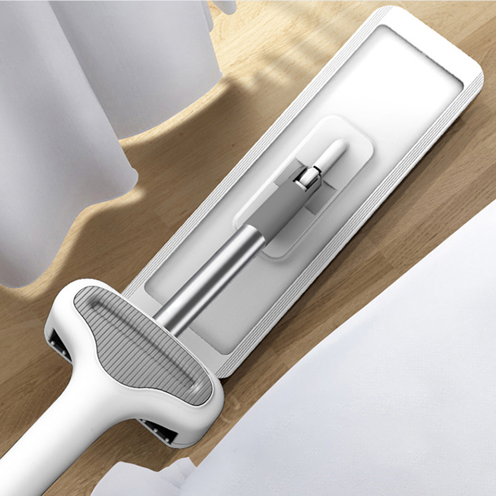 Handsfree Flatbed Mop Huishoudelijke Luie Vloer Mop Tool Grote Reiniging Vloer Mop Waterabsorberende Mop Droog En Nat Dual-Purpose
