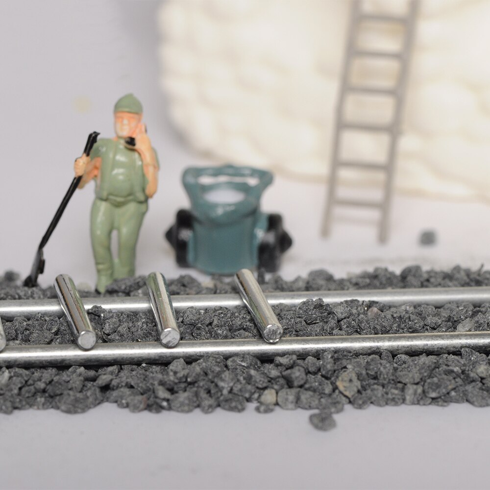 Piedra caliza en miniatura para raíles, piedra caliza para vías de ferrocarril, Material de modelo de Base para raíles de tren, mesa de arena