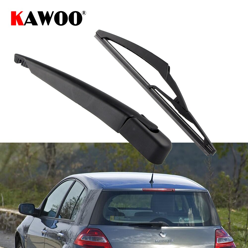 KAWOO Car Rear Wiper Blade Blades Back Window Wipers Arm For Renault Megane 2 Hatchback (2004 Onwards) 240mm Windscreen Blade