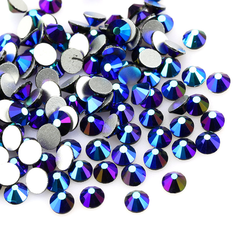 Jet Ab Niet -Fix Strass SS4-SS20 (1.5-5.0Mm) kristal Glas Steentjes Voor Kleding Bruiloft Decoratie Gem