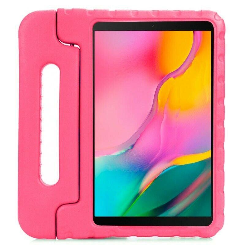 Kids Shockproof EVA Foam Handle Tablet Case Cover For Samsung Galaxy Tab 10.1"inch T510 T515: Hot Pink