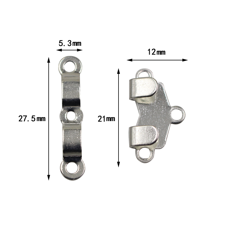 100 Stks/set Kledingstuk Haken Metalen Broek Rok Haken Voor Pak Broek Knop Diy Kleding Naaien Accessoires