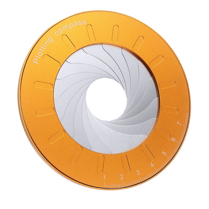 1pc High-Precision Circle Drawing Tool Math Measuring Ruler Round Adjustable Size DIY Plotting Compass Drafting Drawing Rulers