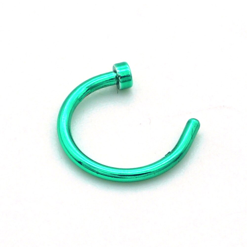 Unique étoile 100% en acier inoxydable en forme de U faux nez anneau Imitation cerceau Septum Piercing bijoux pour les femmes directe: JA600-7