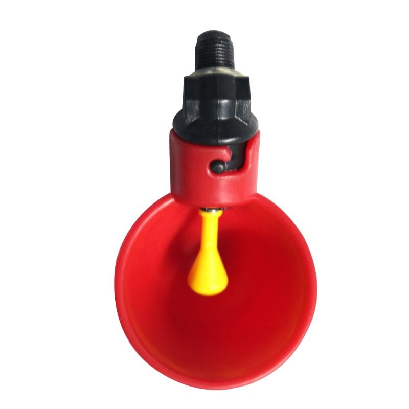 50pcs Automatic Chicken Waterer Cups,Plastic Backyards Chicken Water Feeder,Poultry Water Drinking Cups Bowls,Float Style Feed