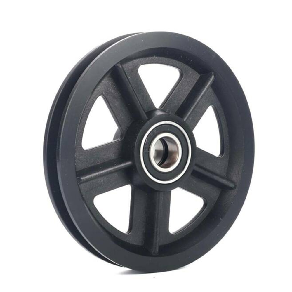 2pcs Sliding Barn Door Hardware Rollers Door Pulley Wheels Cabinet Hanging Rail Roller Closet Hardware Set