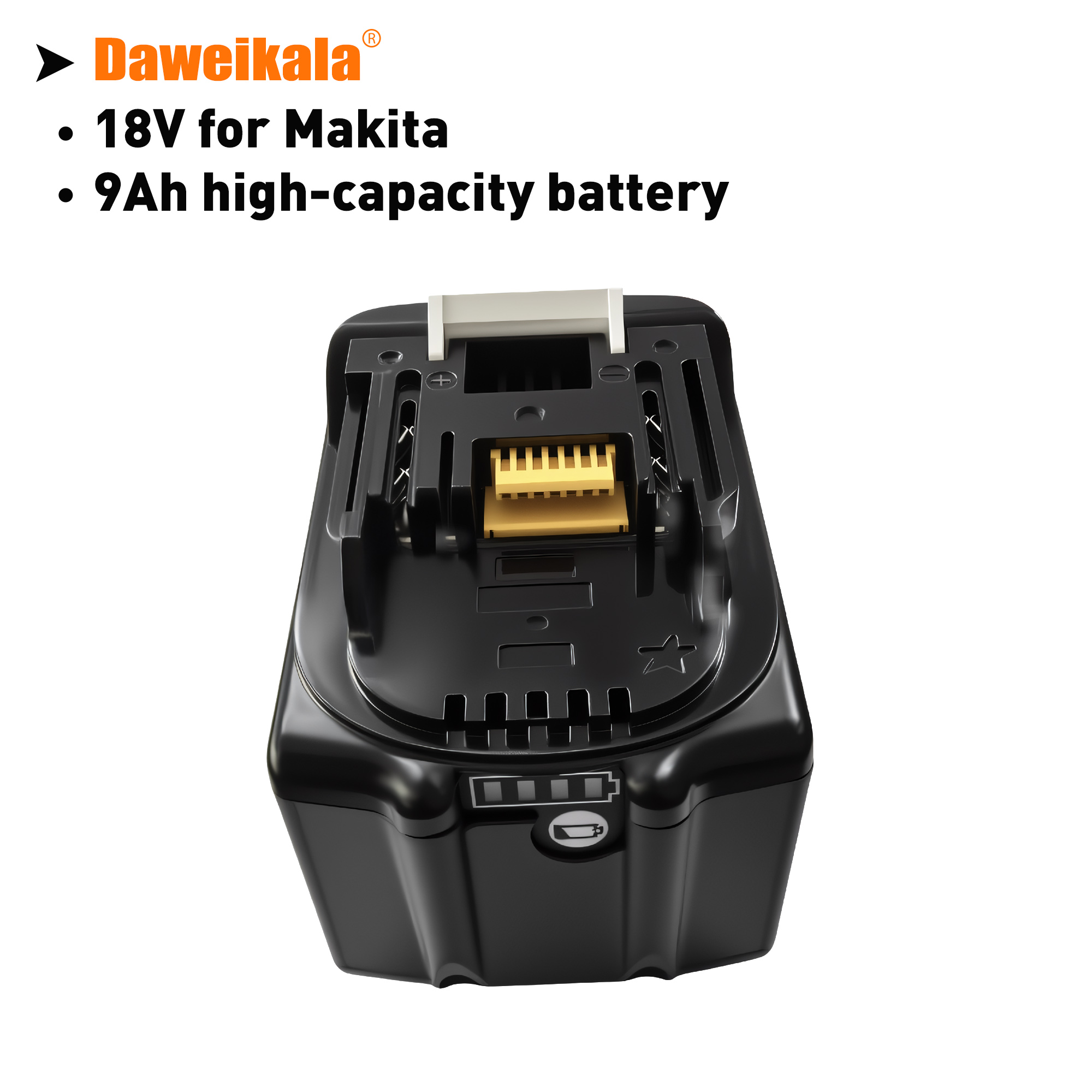 Per makita originale 18v 9ah batterie ricaricabili agli ioni di litio batterie di ricambio durata maggiore per  bl1850 bl1860b bl1830 bl1840