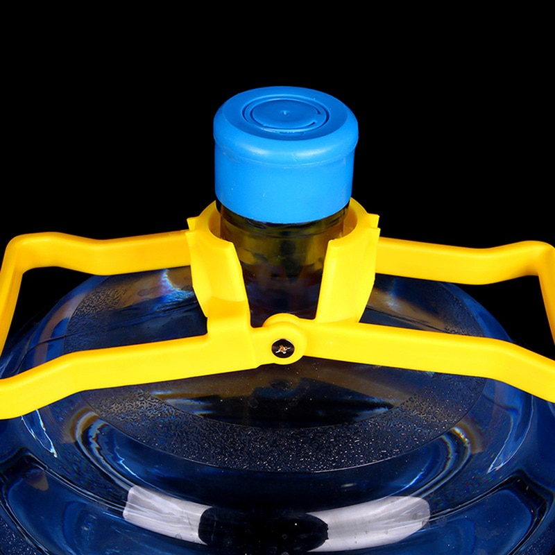 1 x flerfunktionshandtag för vatten på flaska i plast, energibesparande och förtjockad hink med dubbla hinkar, handtag med dubbla hinkar