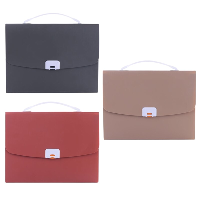 Portable Handheld A4 Business Document Organ Bag File Folder Storage Organizer Student Test Paper Holder Pack