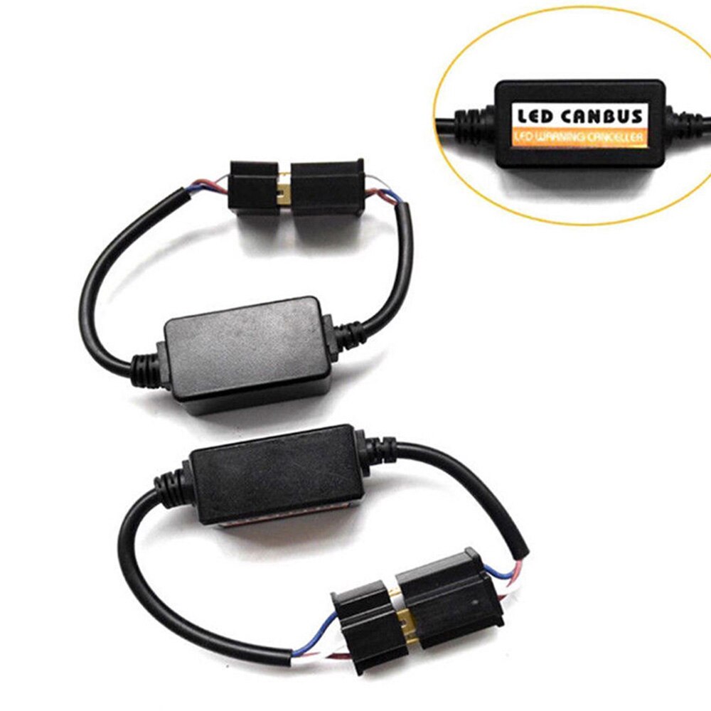 2x H4 Led Headlight Canbus Error Free Anti Flicker Resistor Canceller Decod Wewd H4 Car LED Headlight Decoder