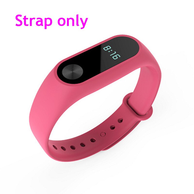 Para Xiaomi Mi Band 2 correa de reloj inteligente correa de repuesto correa de silicona pulsera para Xiaomi Accesorios inteligentes: Rosa