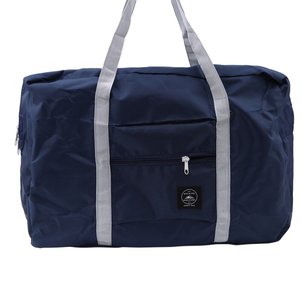 Vrouwen Reizen Bagage Tas Big Size Multifunctionele Draagbare Vouwen Carry-On Plunjezak Reistassen Voor vrouwen: dark blue