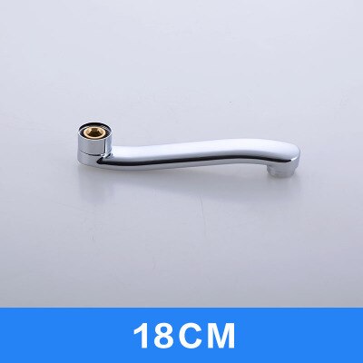 Stainless steel pipe s, 18/22/25 / 30cm kitchen faucet water outlet pipe: 18CM