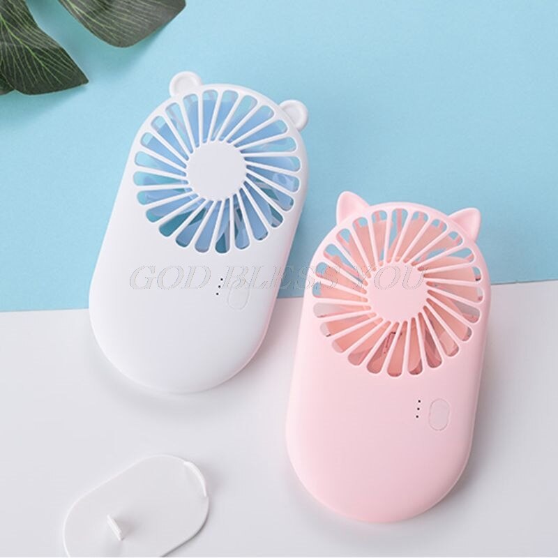 USB Pocket Silent Small Fan Mini Portable Pocket Fan Cool Air Hand Held Travel Cooler Cooling Mini Fans