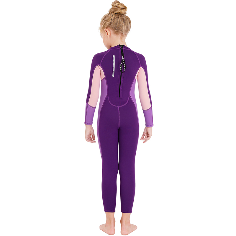 Kids Scuba Wetsuit For Girls Children 2.5mm Neoprene Diving Suit Swimsuit Kids Surfing Jellyfish Swimwear Wet Suits