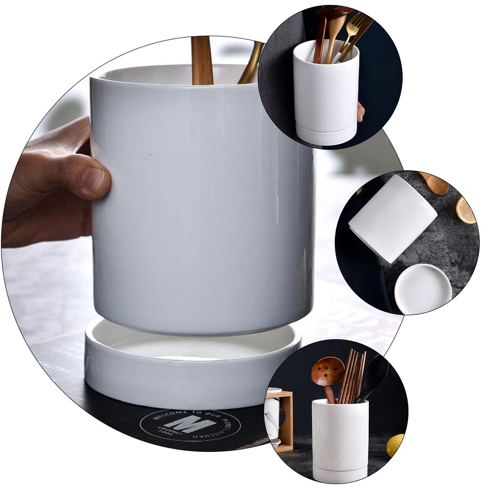 1 Pc Durable Convenient Multipurpose Utensil Caddy Utensil Holder Chopstick Holder for Kitchen