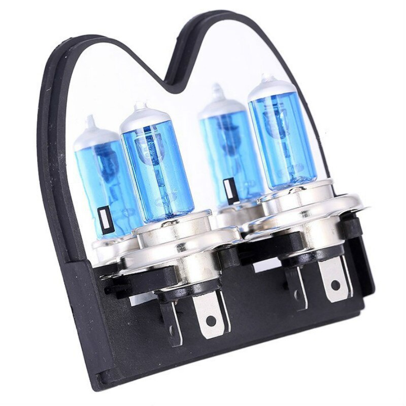 H4 HB2 9003 12V 60W 100W bombillas halógenas de xenón para coche bombilla de faro delantero de coche bombillas de luz antiniebla H4 bombilla de luz delantera de coche 5000K blanco