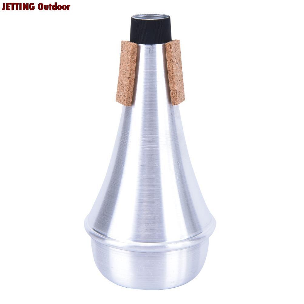 For Jazz Instrument Practice Beginner Trumpet Aluminium Straight Trumpets Mute 68*68*135mm