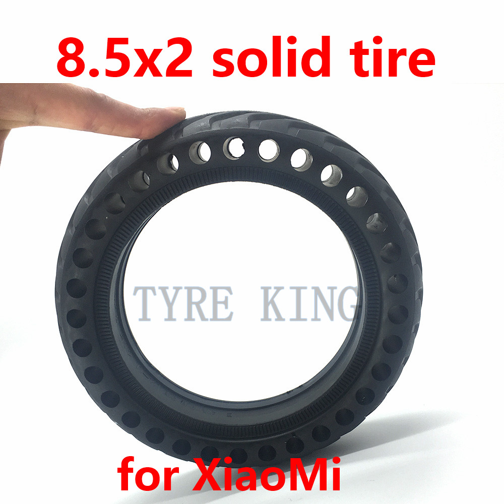 Llantas para patinete eléctrico Xiaomi Mijia M365, de 8,5 pulgadas, llantas traseras a prueba de explosiones, llantas sólidas de 8 1/2x2, llantas no neumáticas: solid tire